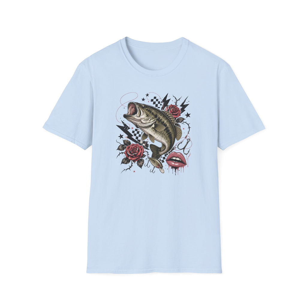 Edgy Bass Fishing T-Shirt