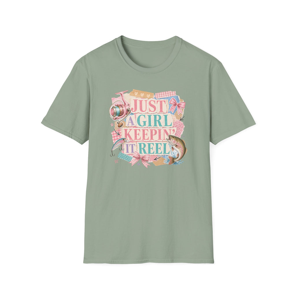 Just A Girl Keepin' It Reel T-Shirt