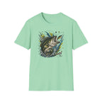 Grunge Bass & Lightning T-Shirt