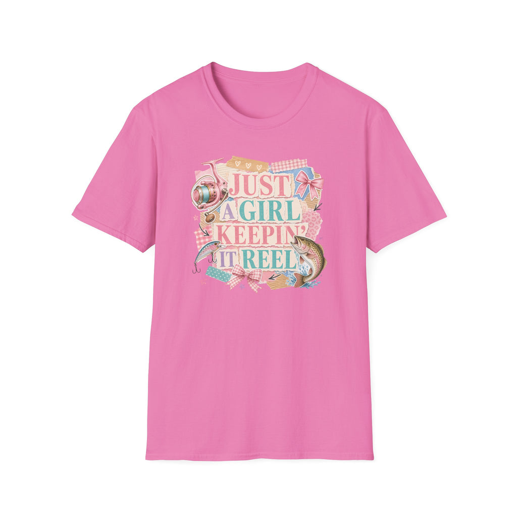 Just A Girl Keepin' It Reel T-Shirt