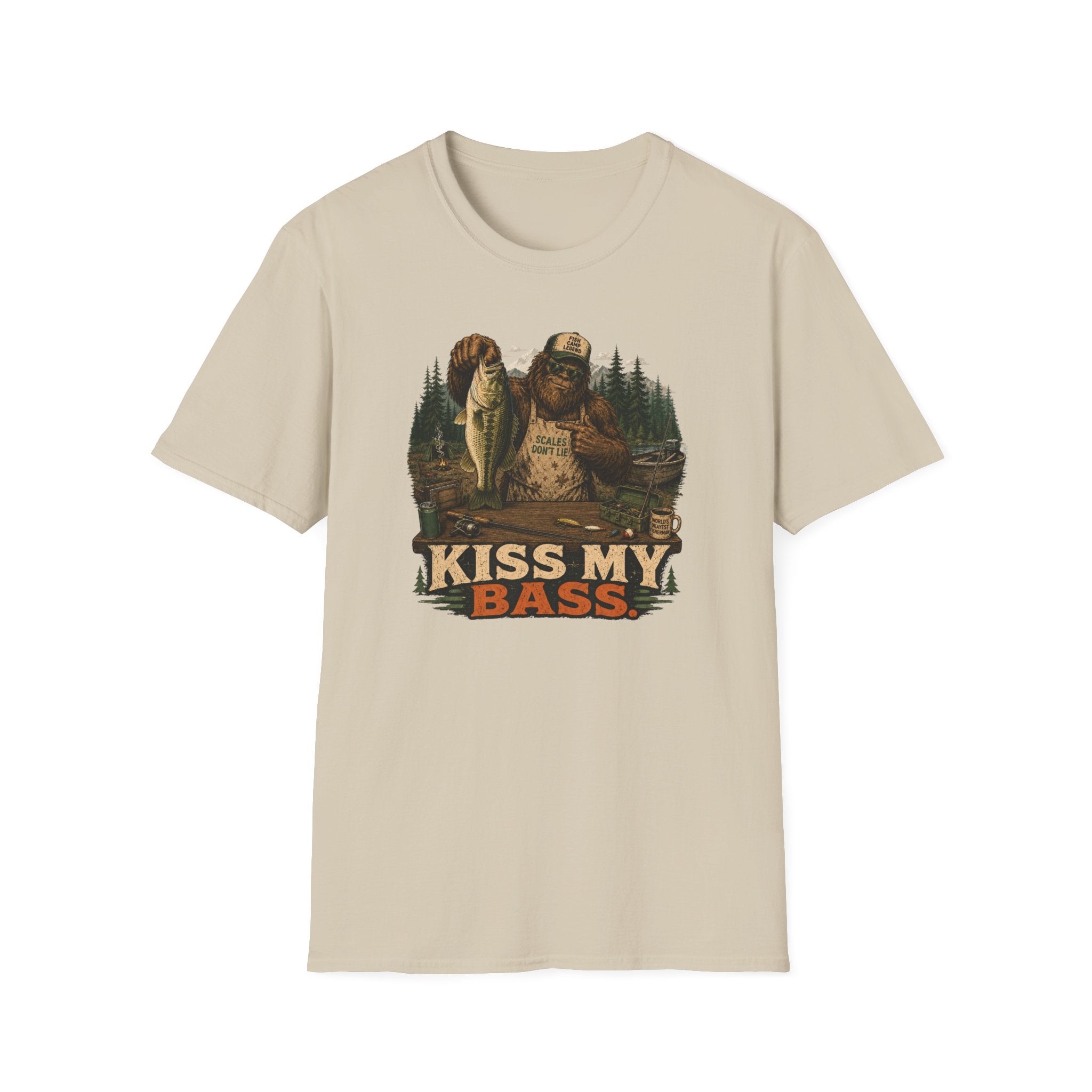 Kiss My Bass Bigfoot T-Shirt