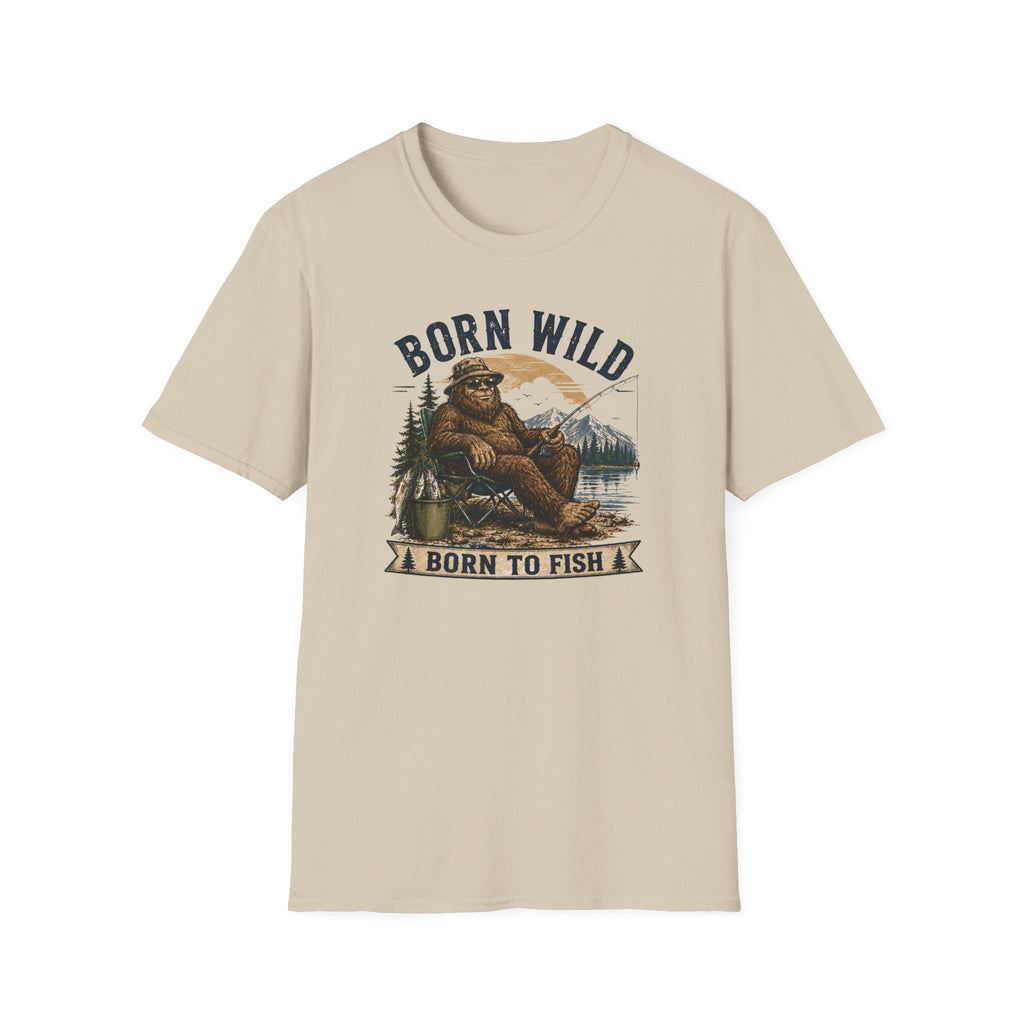 Born Wild Born to Fish T-Shirt