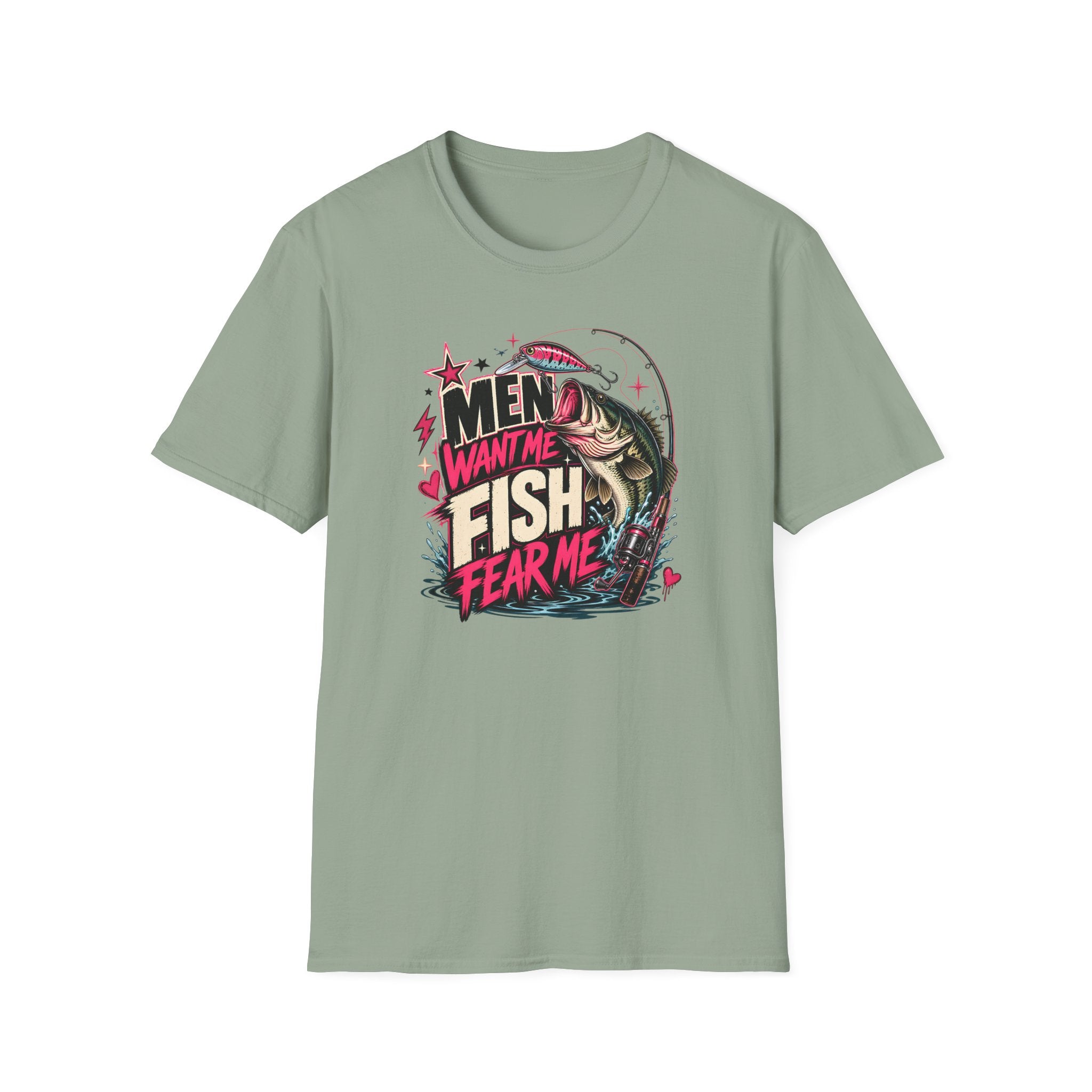 Men Want Me Fish Fear Me T-Shirt