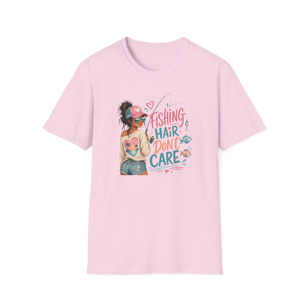 Fishing Hair Don't Care T-Shirt