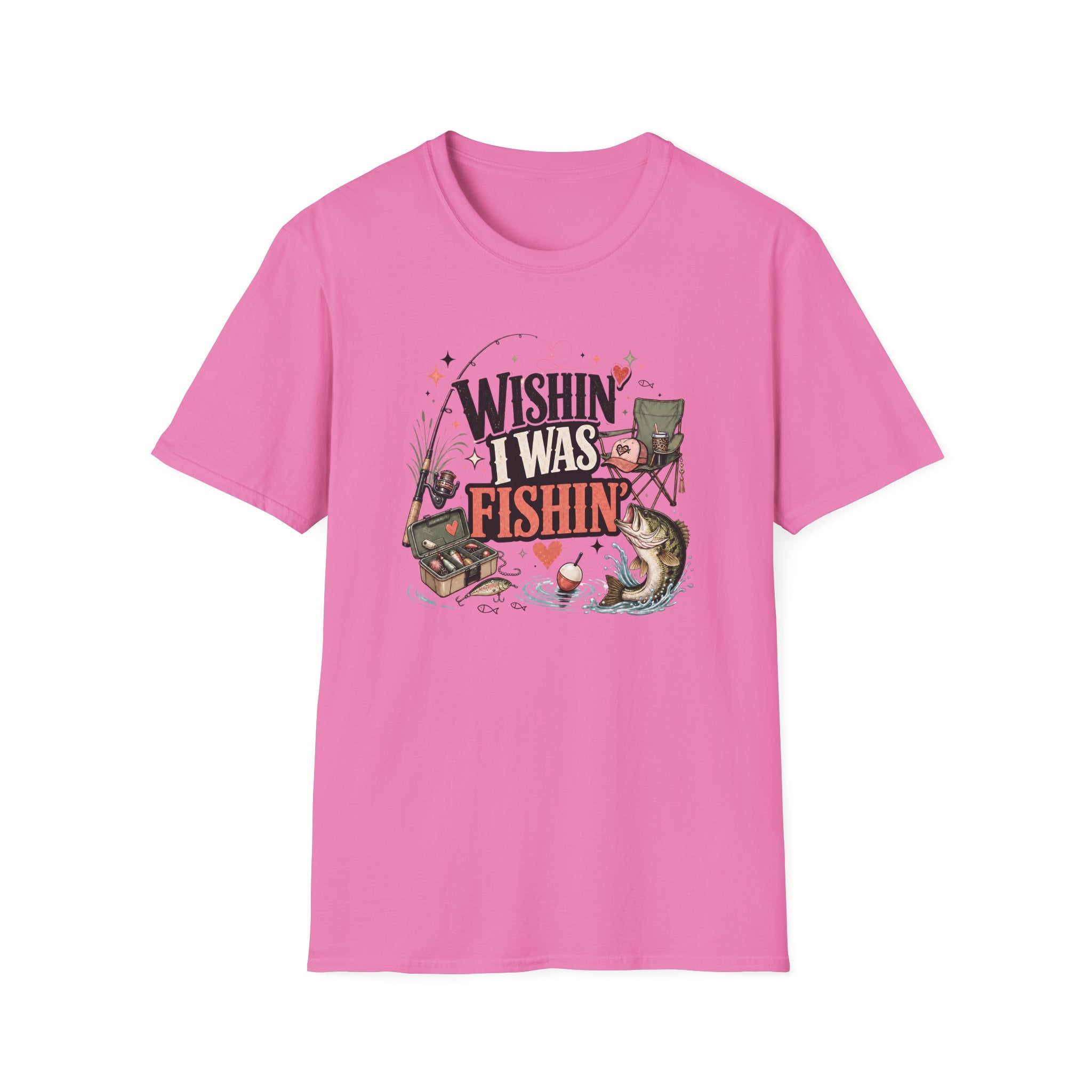 Wishin' I Was Fishin' Too T-Shirt