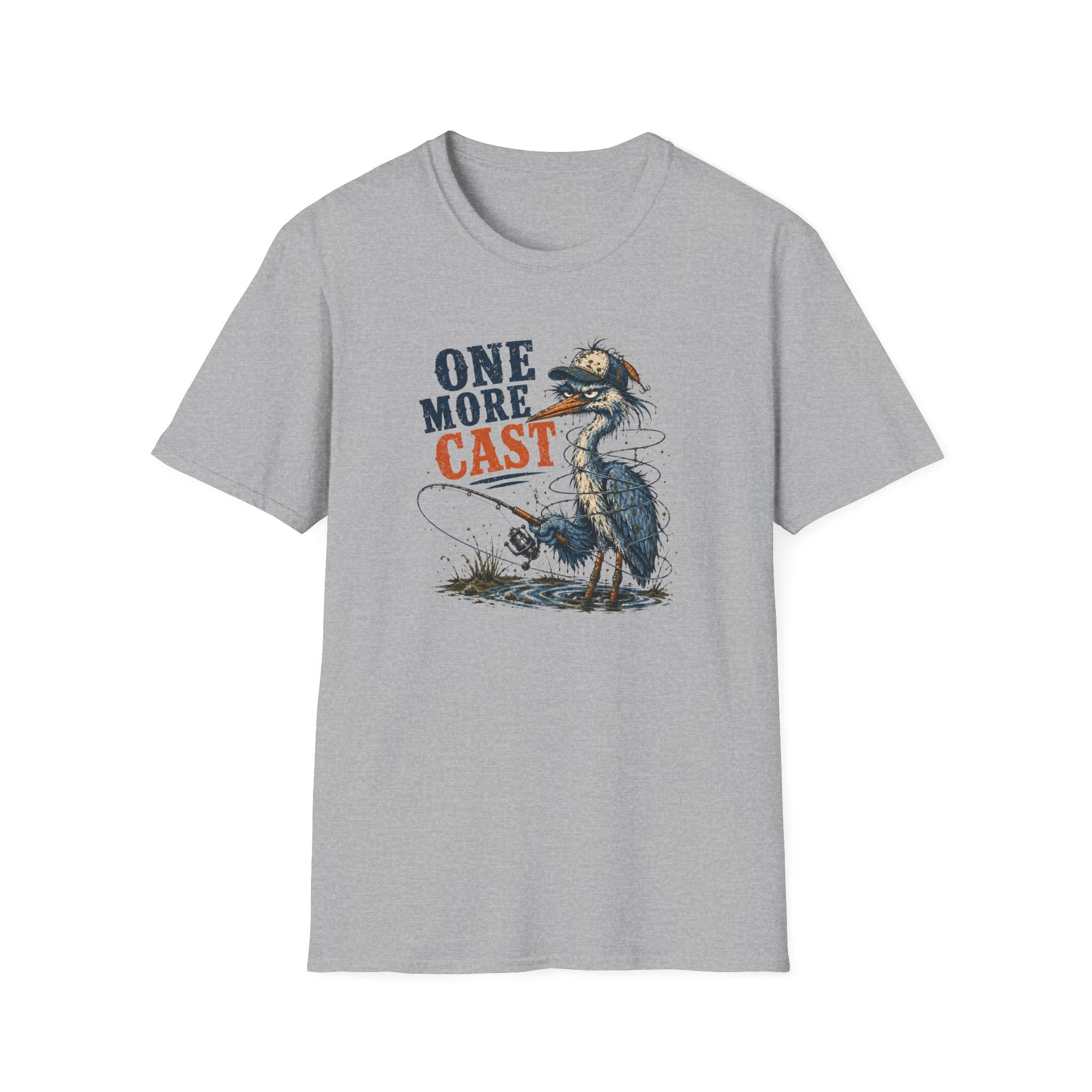 One More Cast Heron T-Shirt