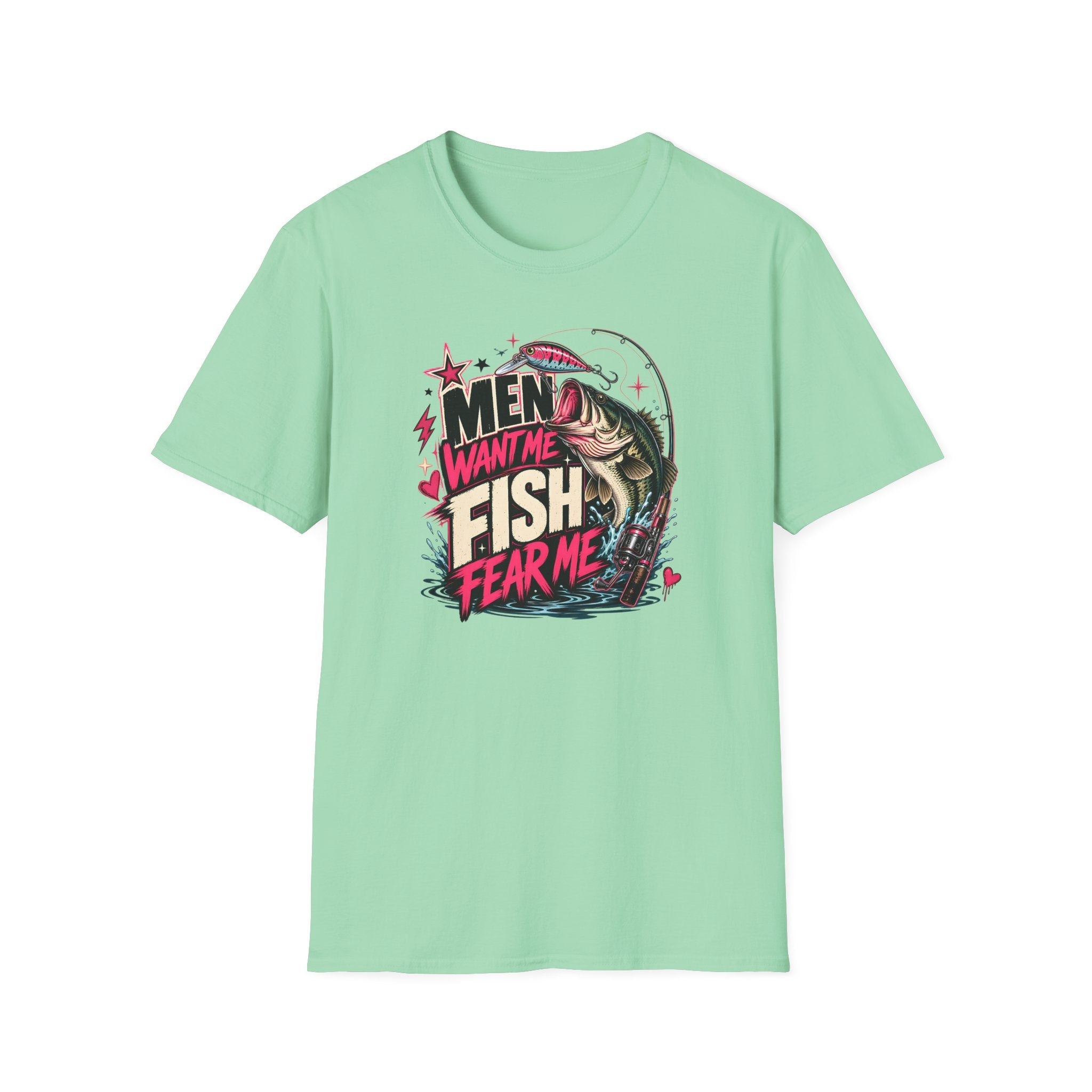 Men Want Me Fish Fear Me T-Shirt