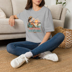 Gone Fishing Back at Sunset T-Shirt