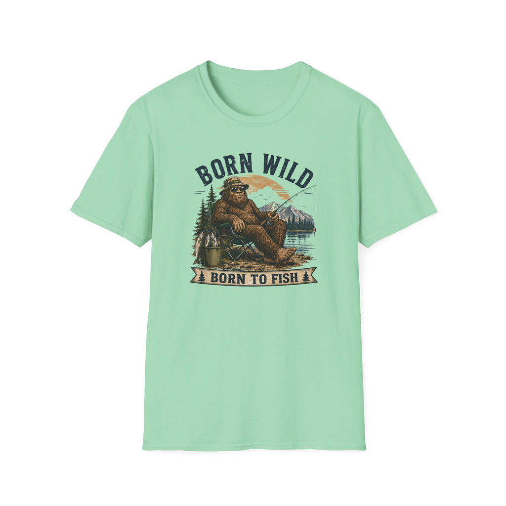 Born Wild Born to Fish T-Shirt