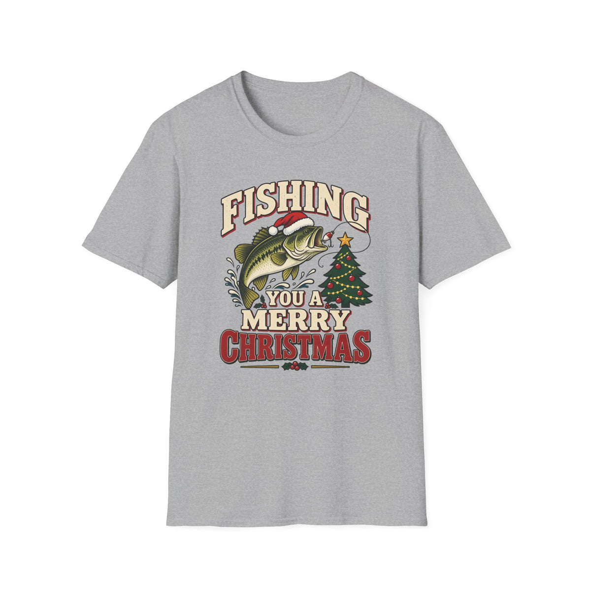 Fishing You A Merry Christmas T-Shirt