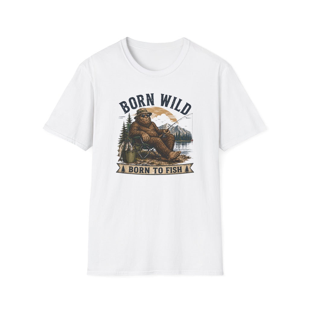 Born Wild Born to Fish T-Shirt
