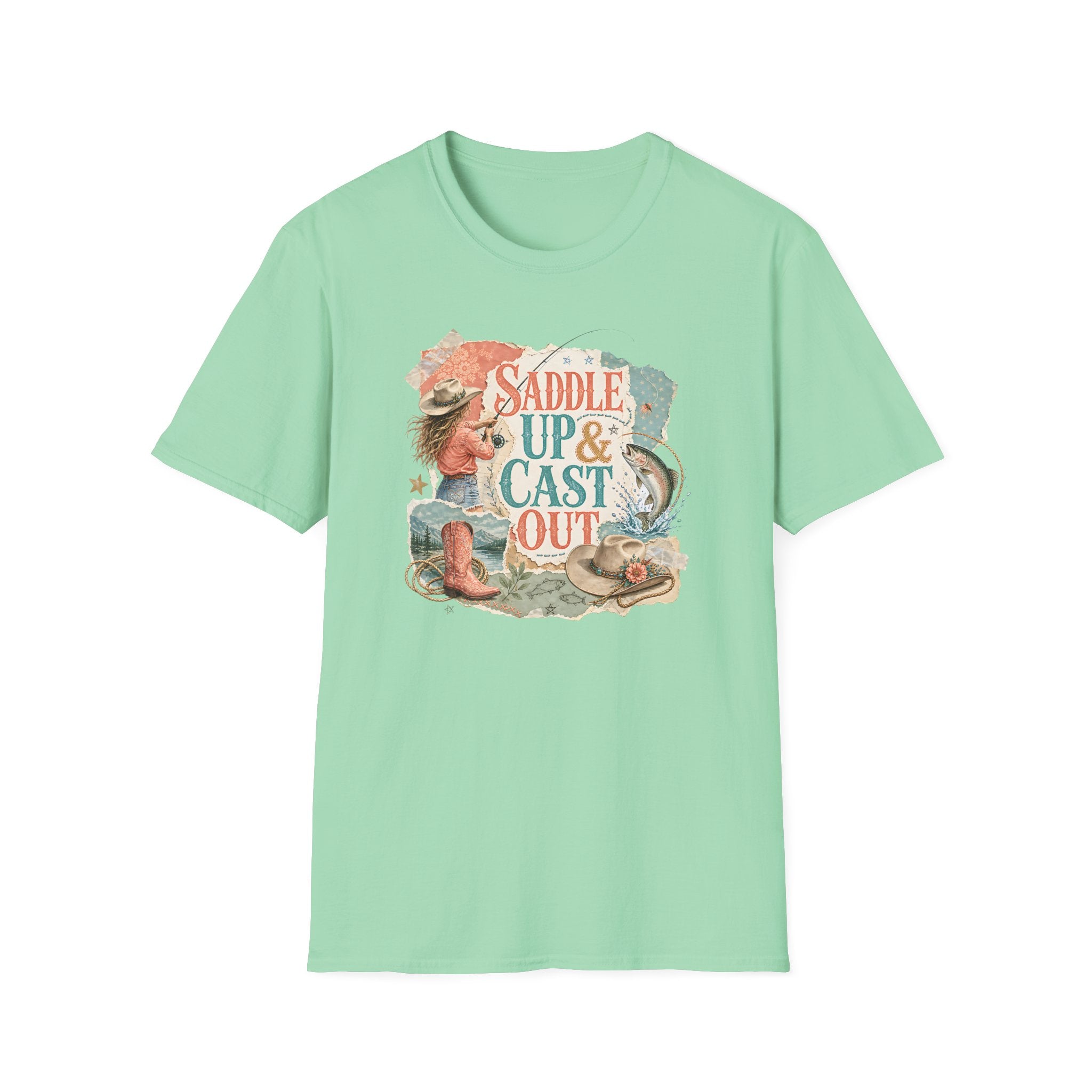 Saddle Up & Cast Out T-Shirt