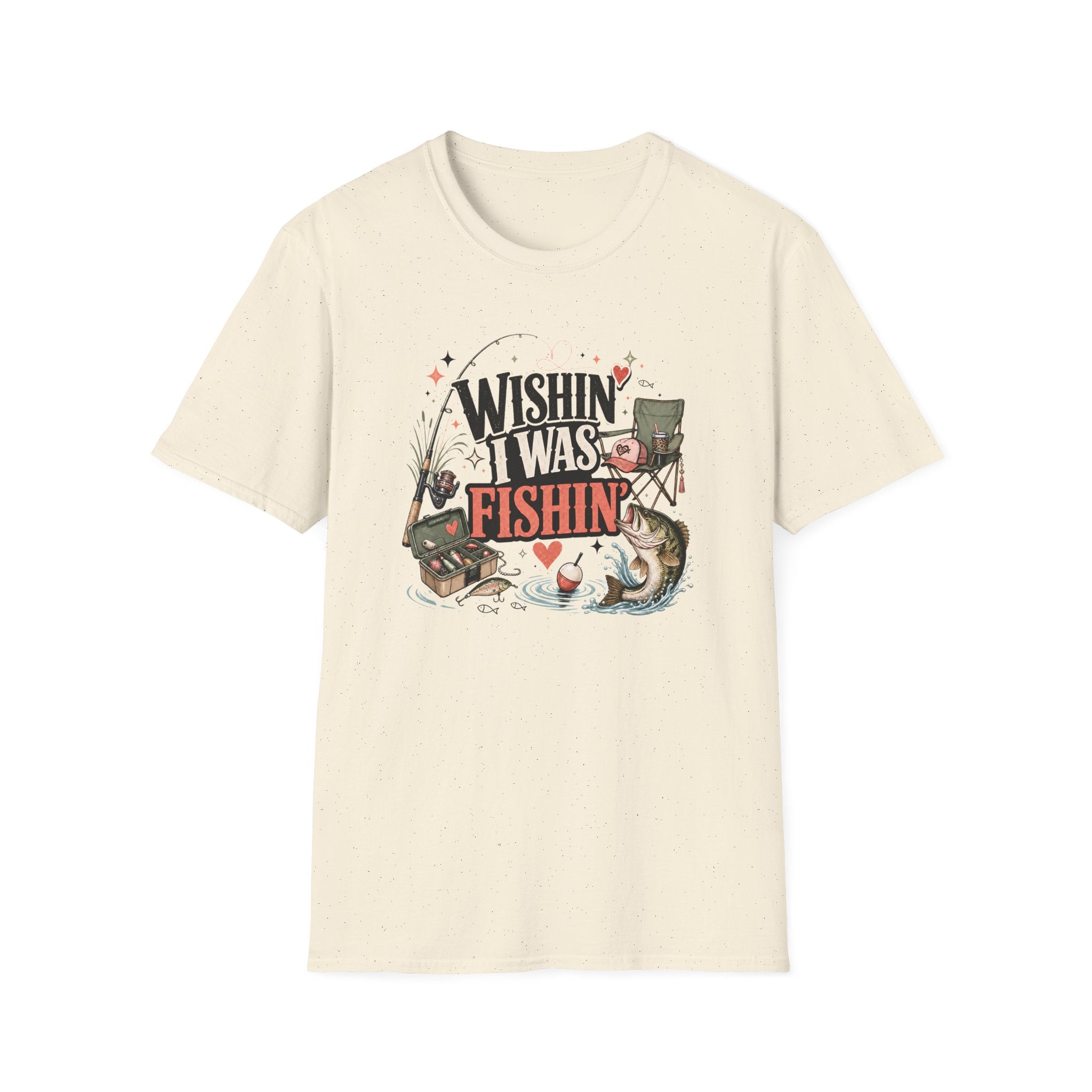 Wishin' I Was Fishin' Too T-Shirt