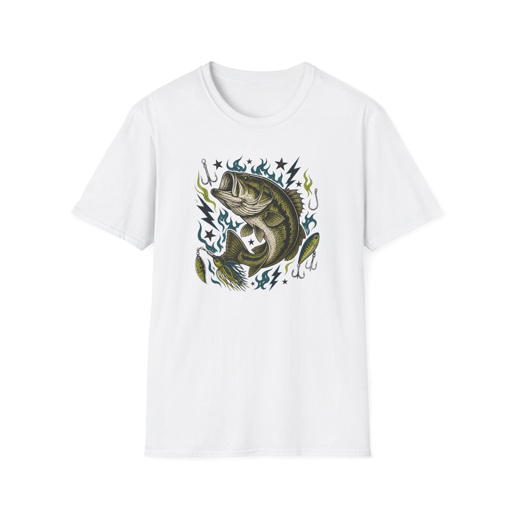 Bass And Blue Flames T-Shirt