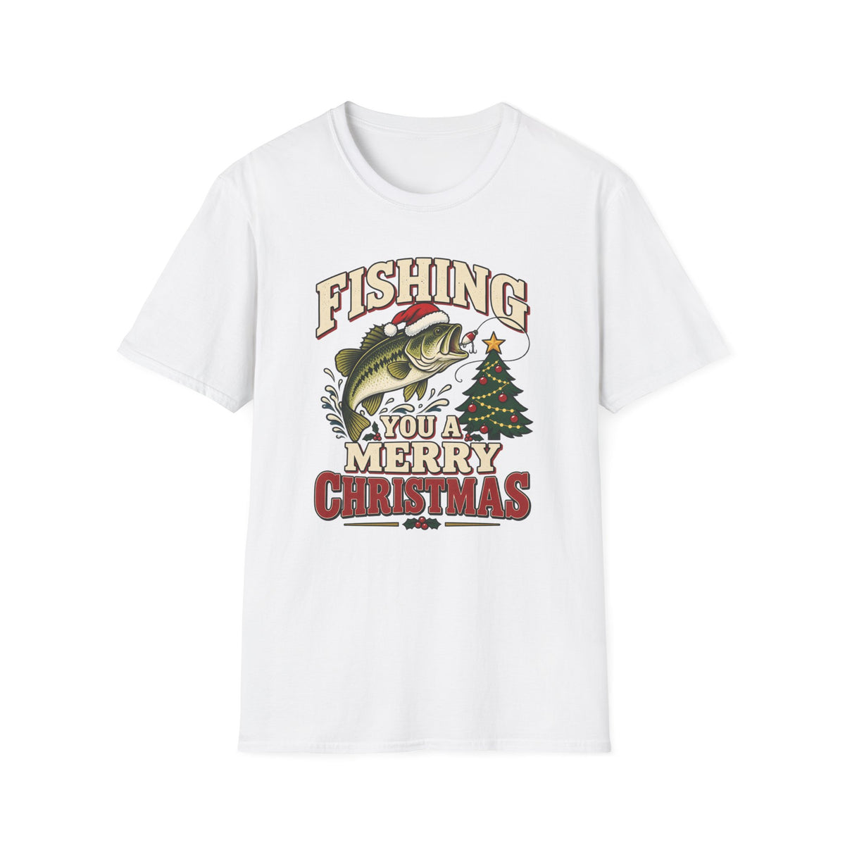 Fishing You A Merry Christmas T-Shirt