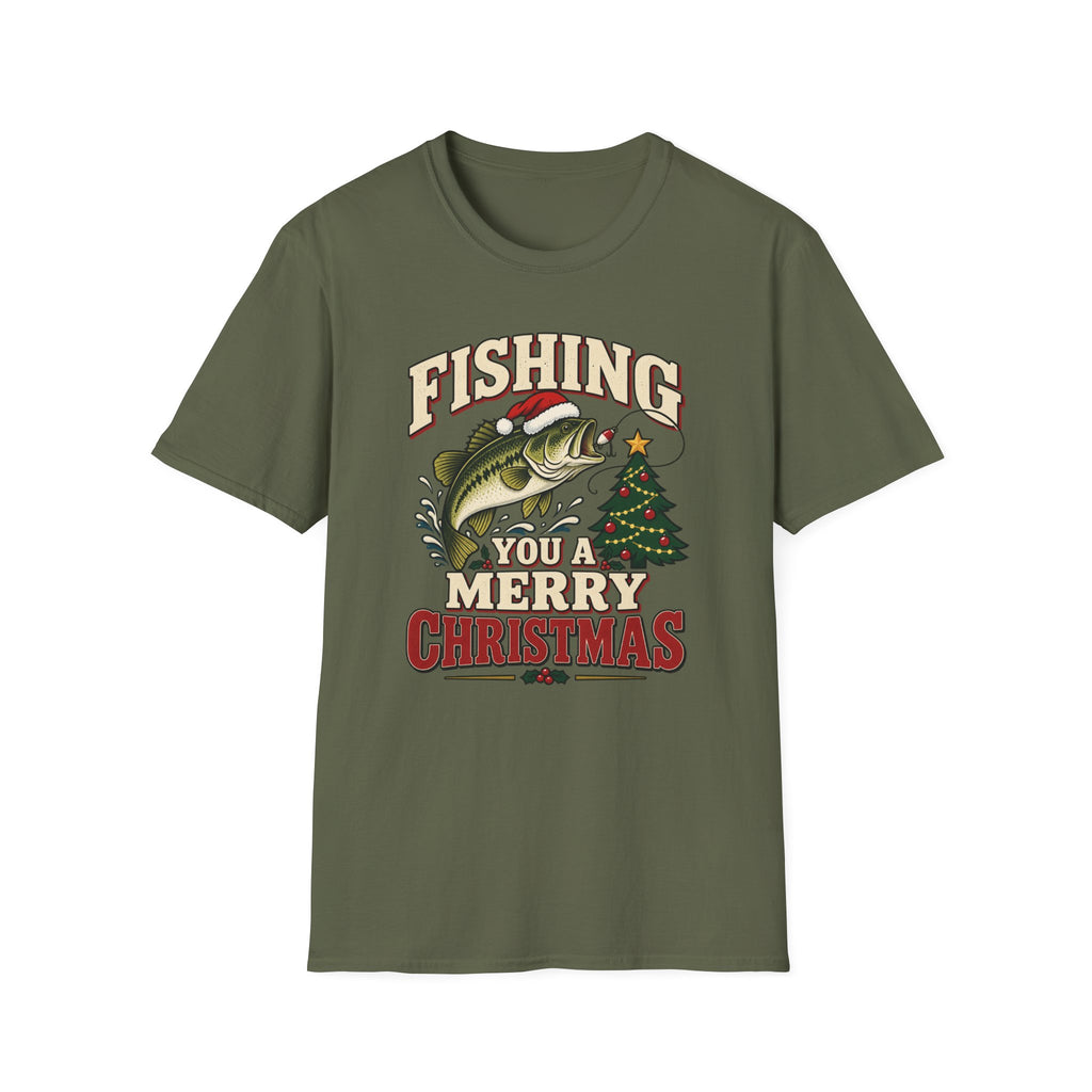 Fishing You A Merry Christmas T-Shirt