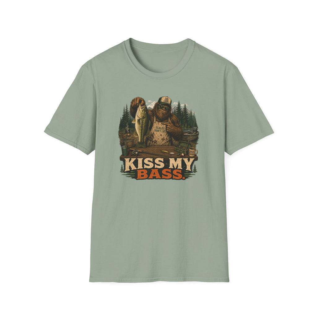 Kiss My Bass Bigfoot T-Shirt