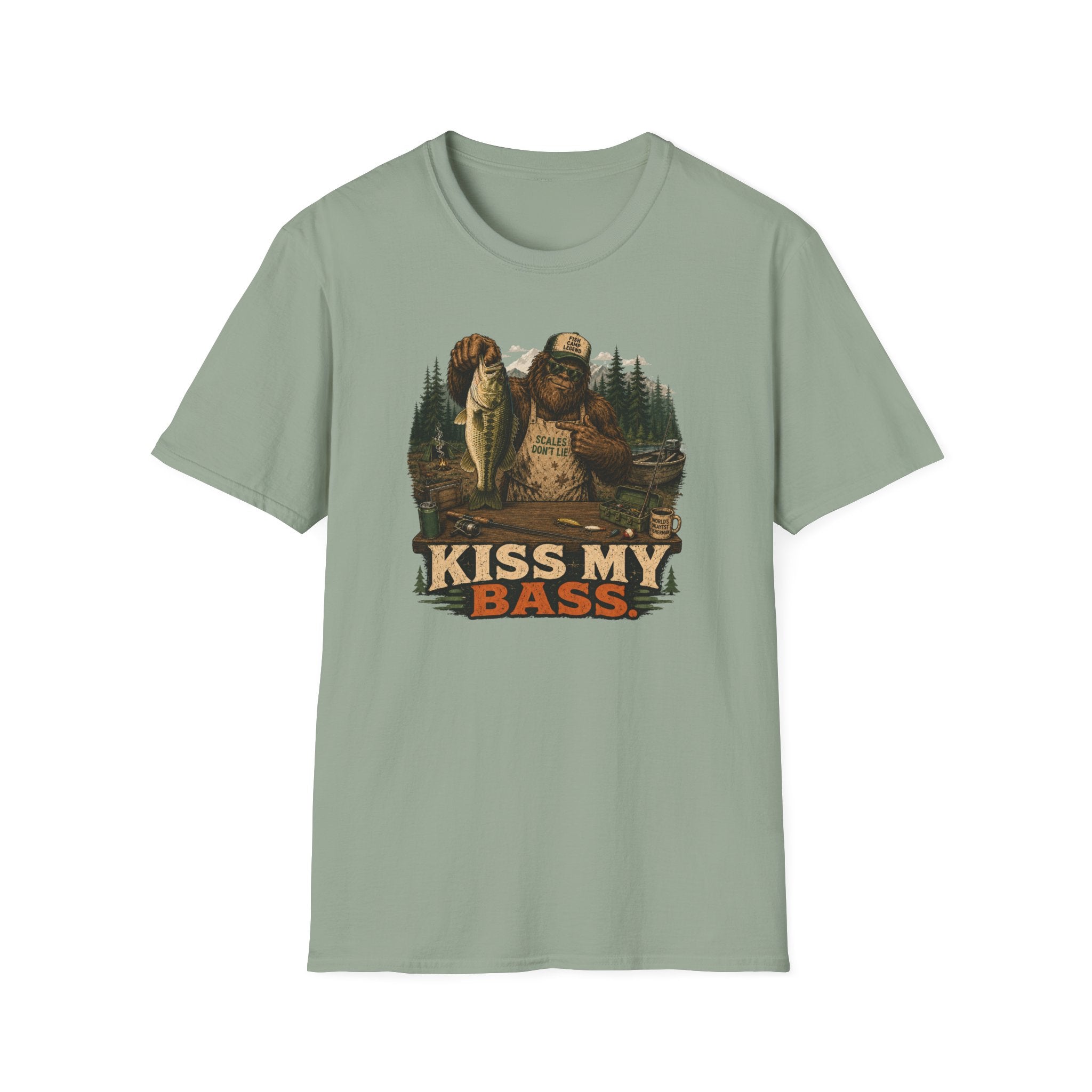 Kiss My Bass Bigfoot T-Shirt