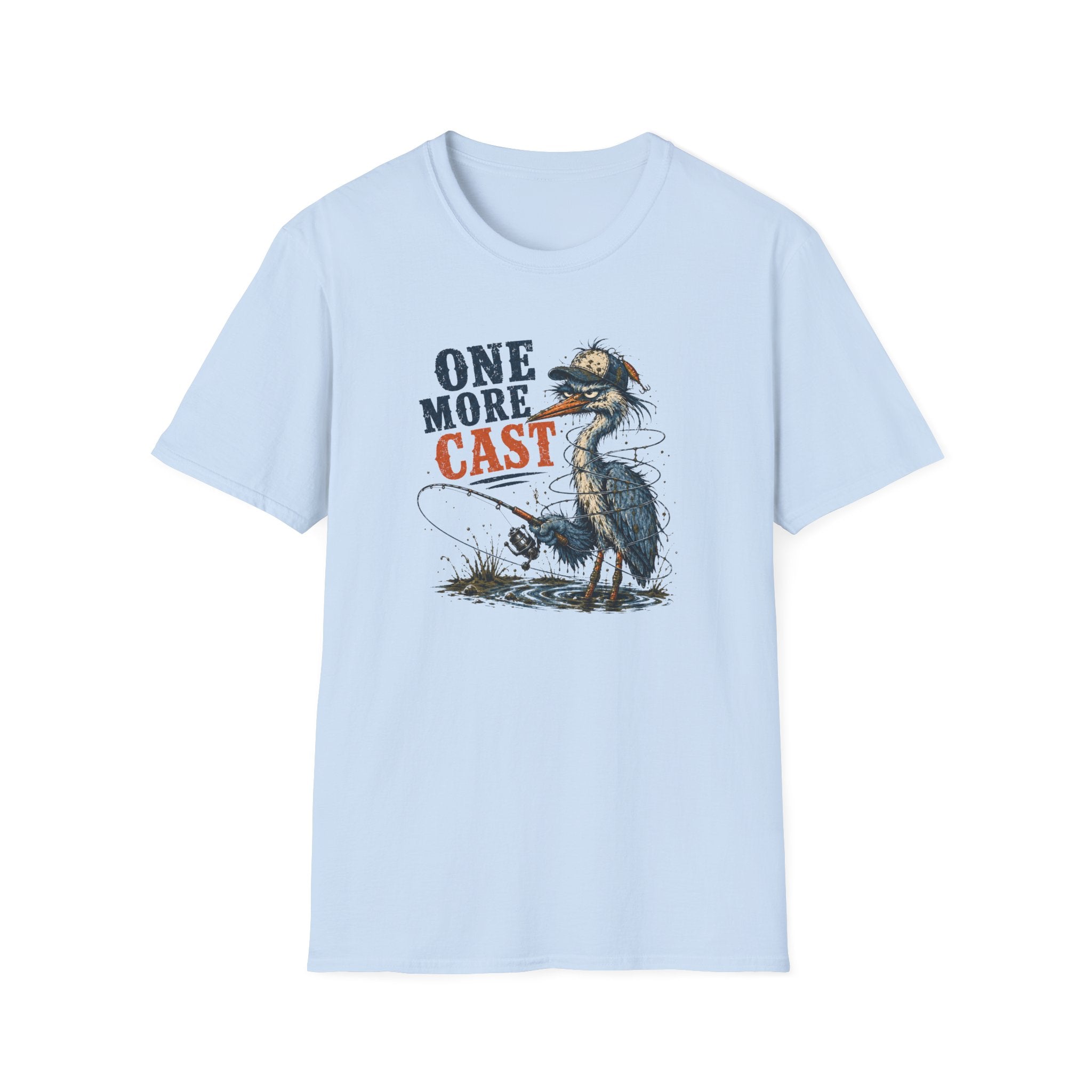 One More Cast Heron T-Shirt