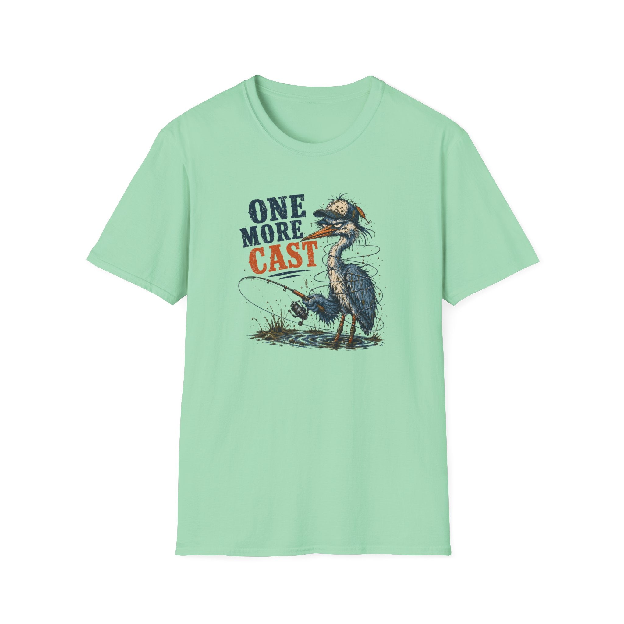 One More Cast Heron T-Shirt