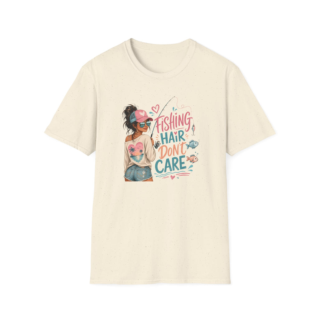 Fishing Hair Don't Care T-Shirt