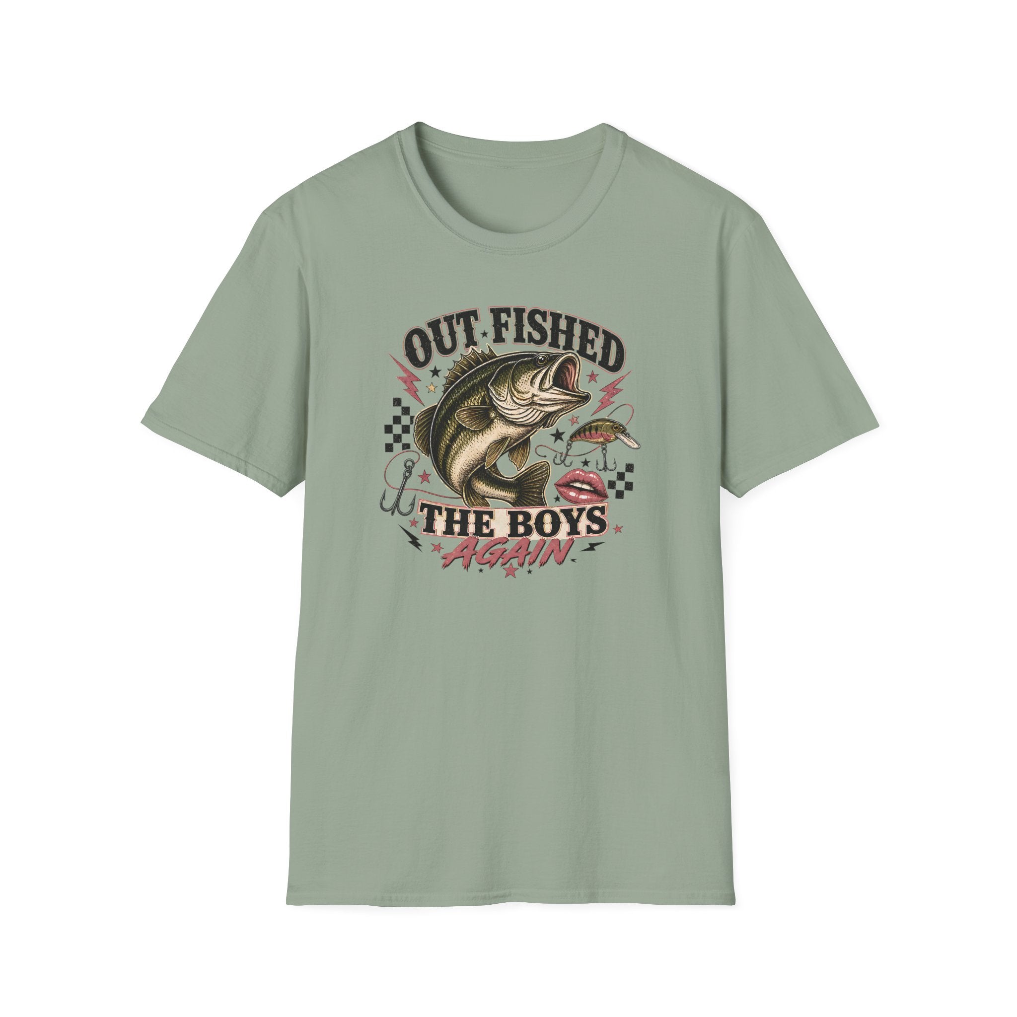 Out Fished The Boys Again T-Shirt