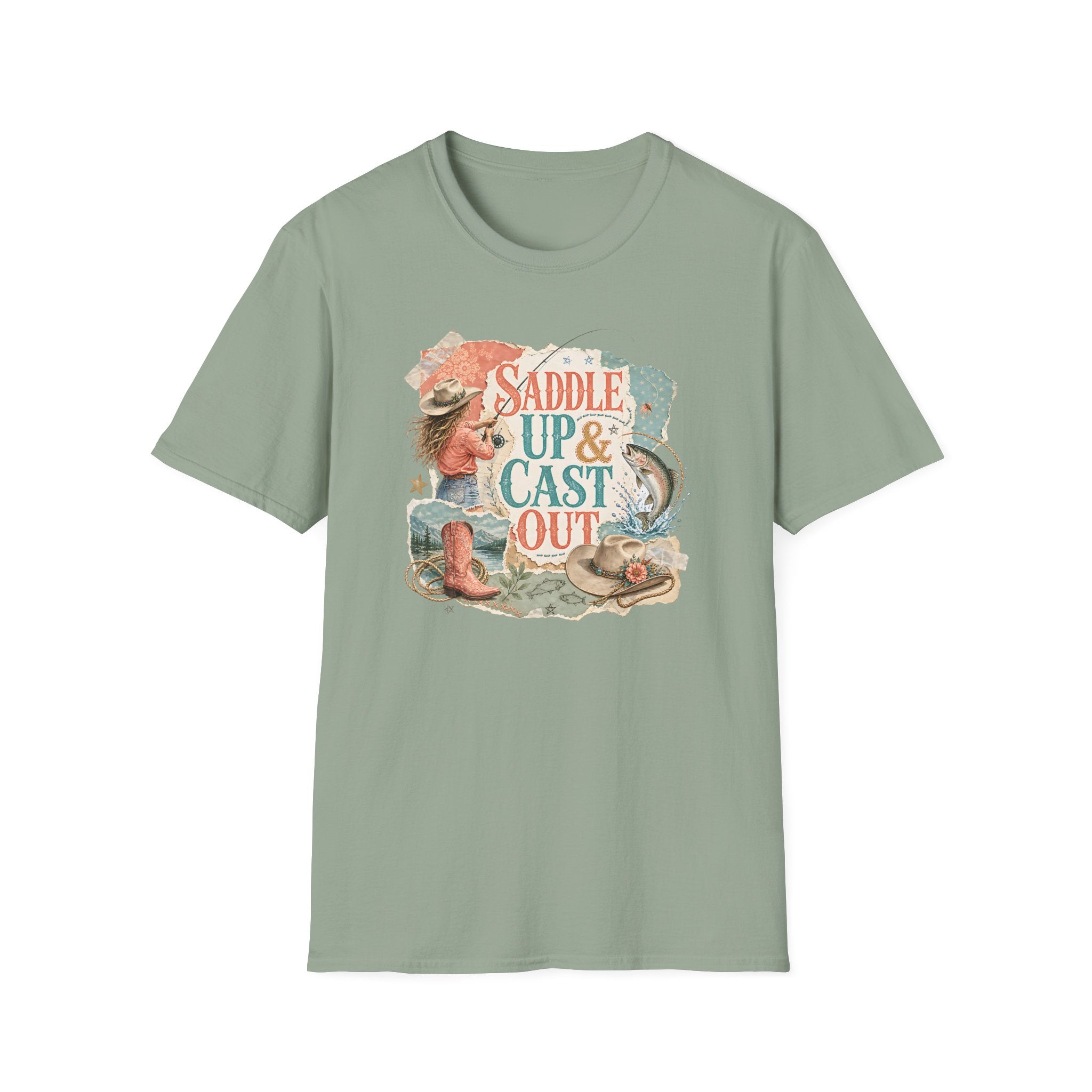 Saddle Up & Cast Out T-Shirt