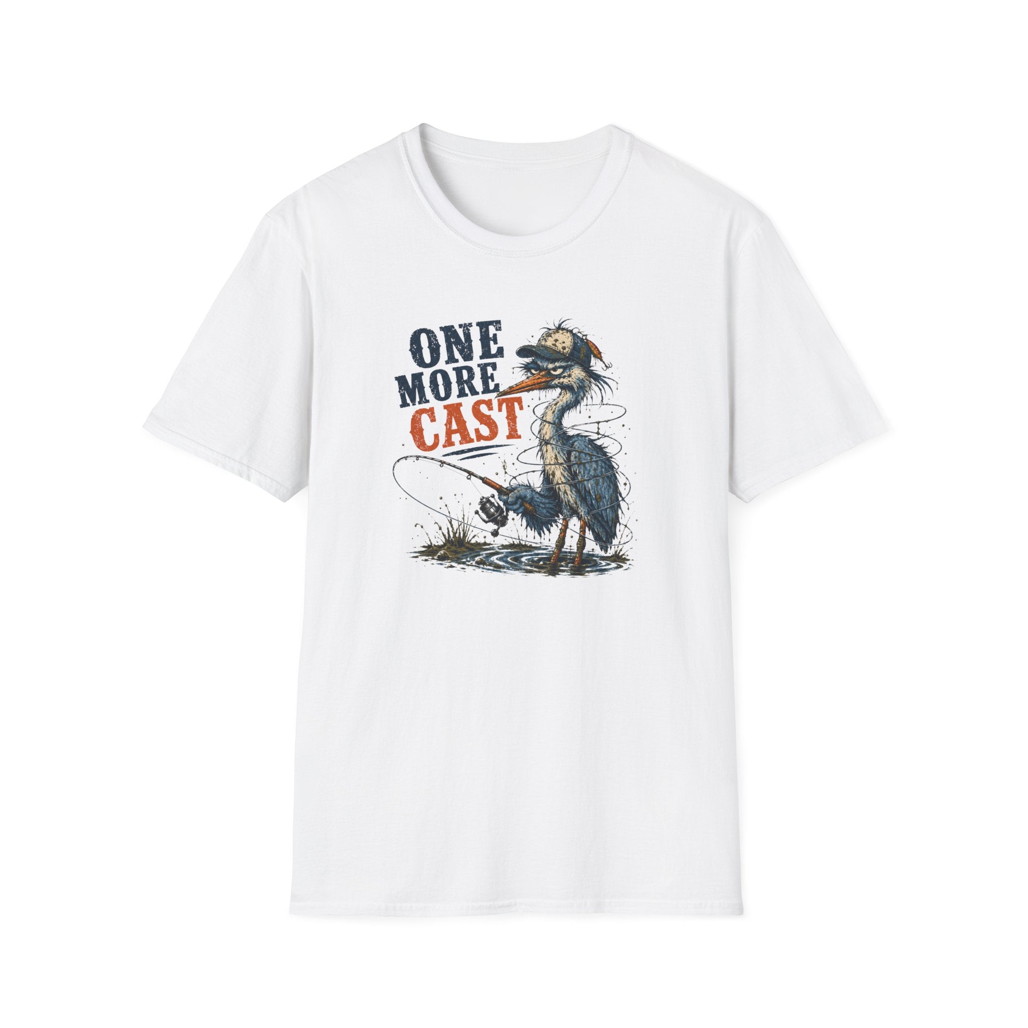 One More Cast Heron T-Shirt