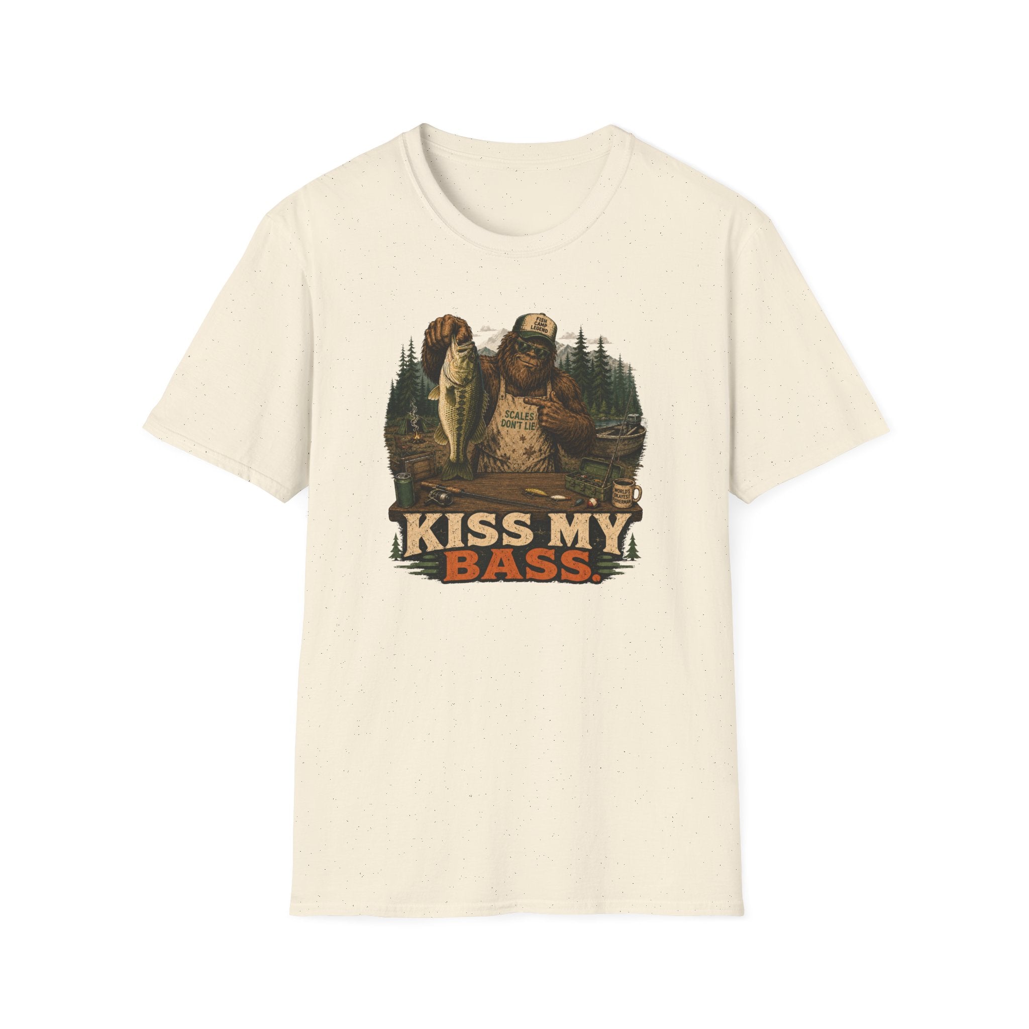 Kiss My Bass Bigfoot T-Shirt