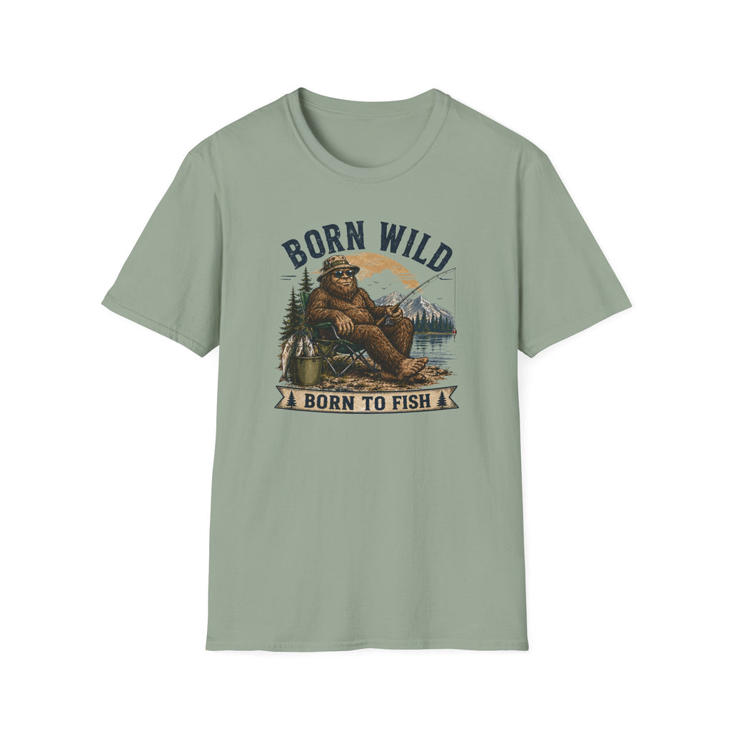 Born Wild Born to Fish T-Shirt