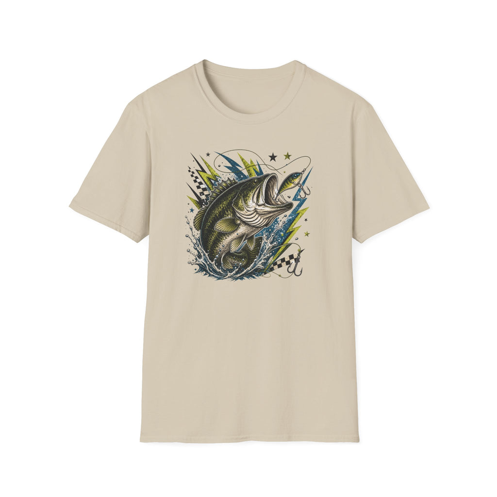 Grunge Bass & Lightning T-Shirt