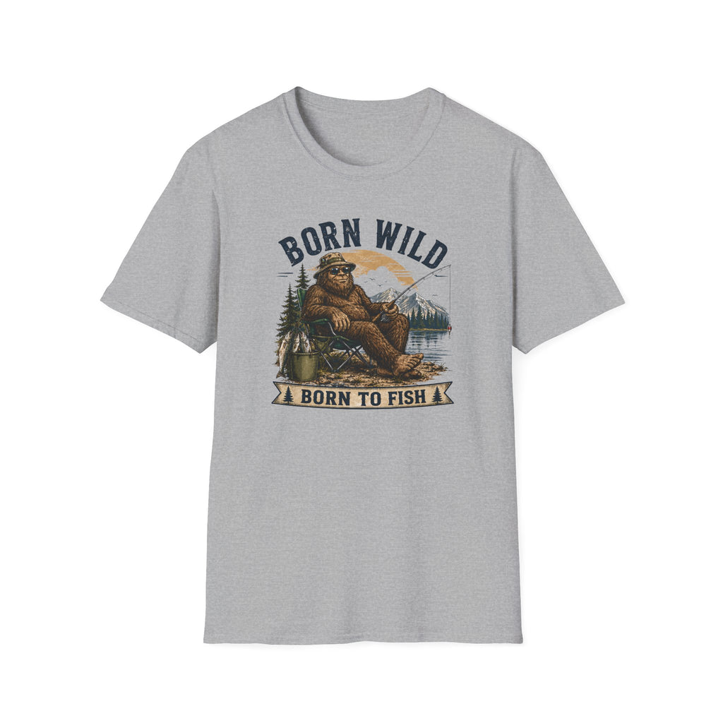 Born Wild Born to Fish T-Shirt