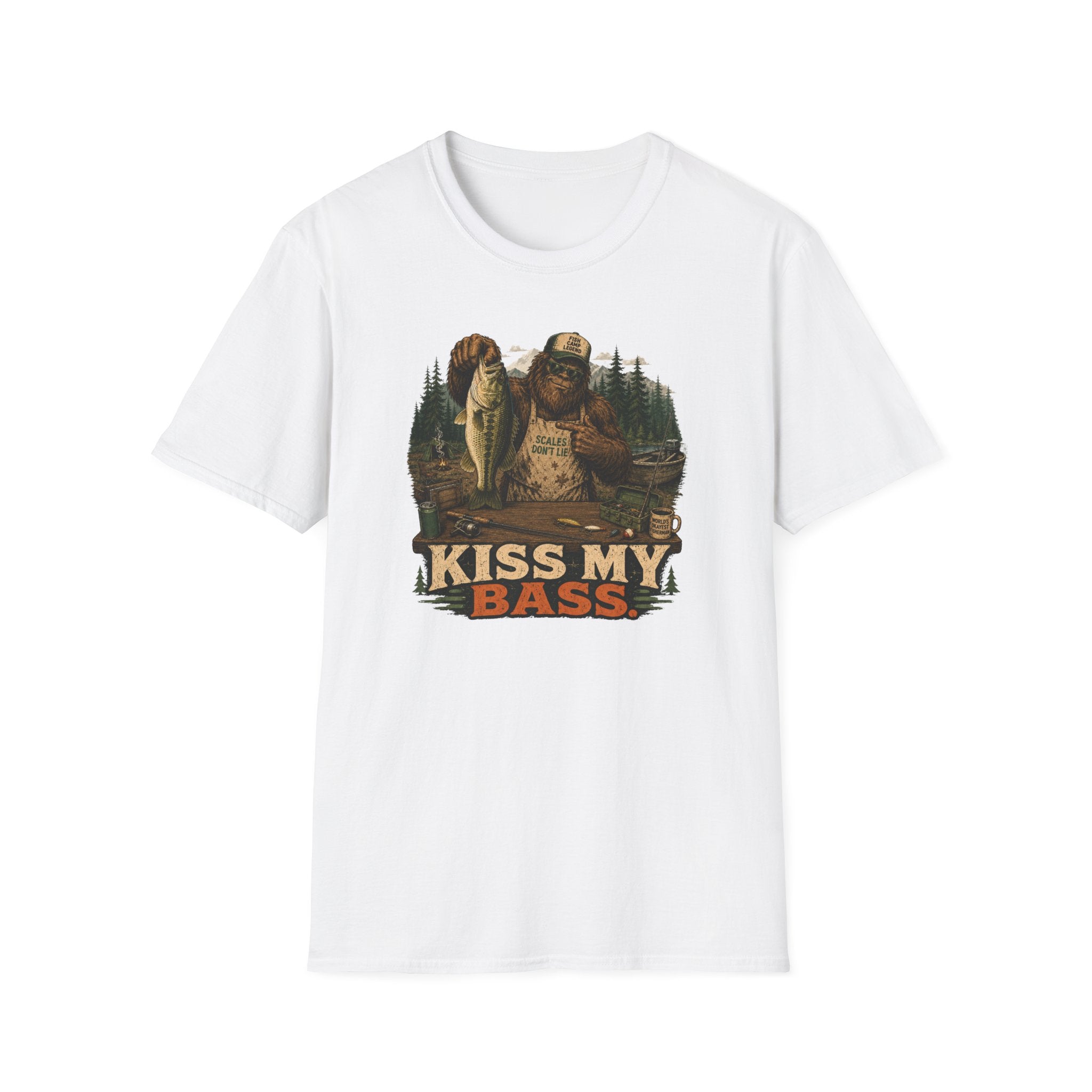 Kiss My Bass Bigfoot T-Shirt
