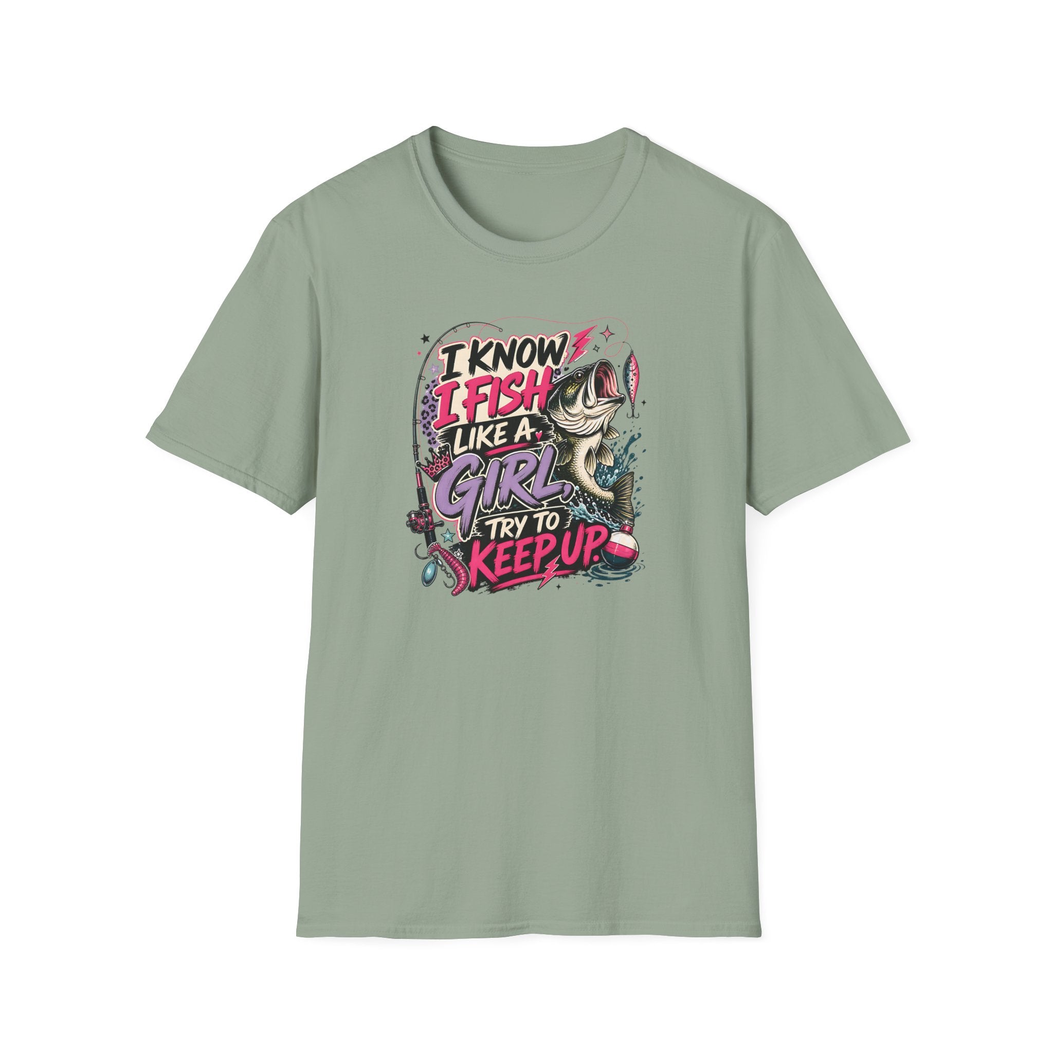 I Know I Fish Like A Girl T-Shirt