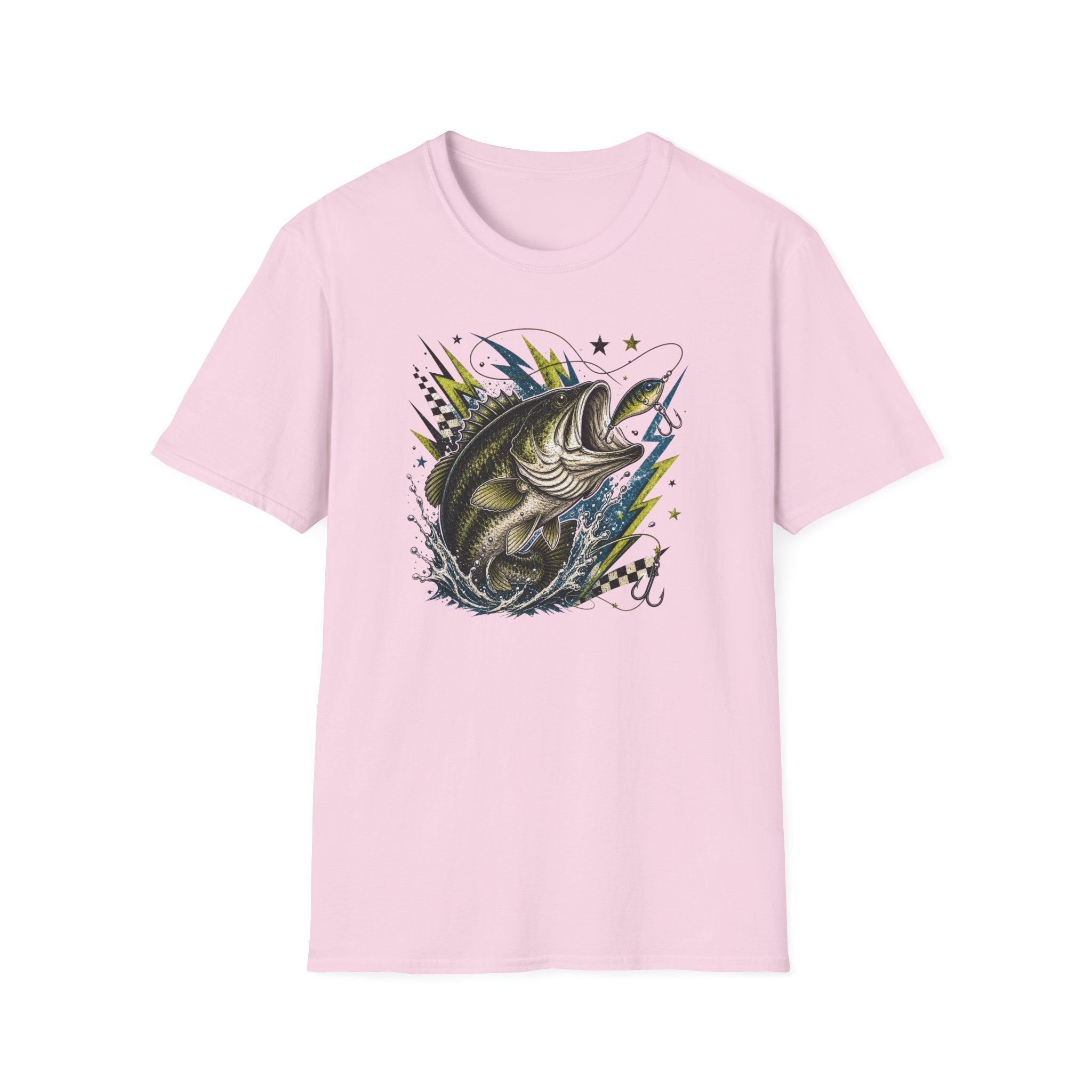 Grunge Bass & Lightning T-Shirt
