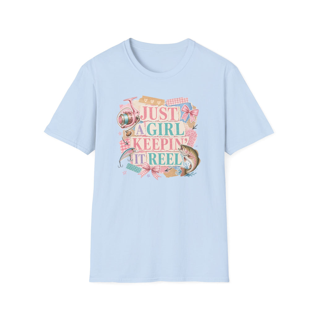 Just A Girl Keepin' It Reel T-Shirt