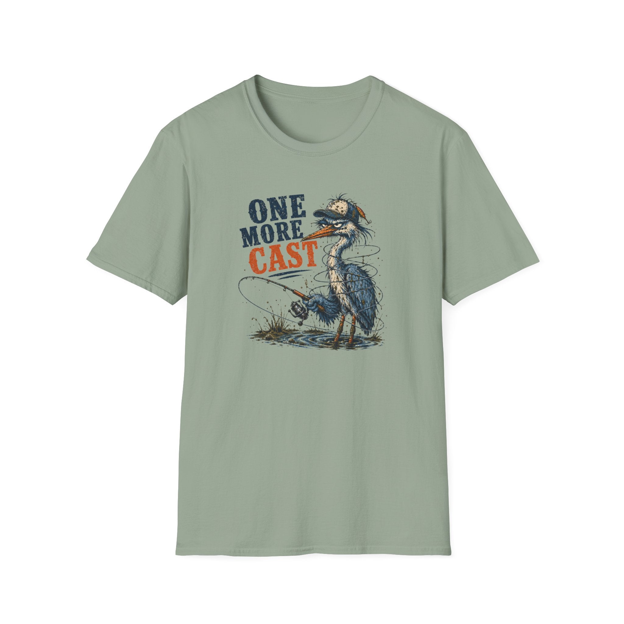 One More Cast Heron T-Shirt