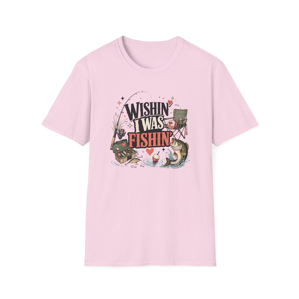Wishin' I Was Fishin' Too T-Shirt