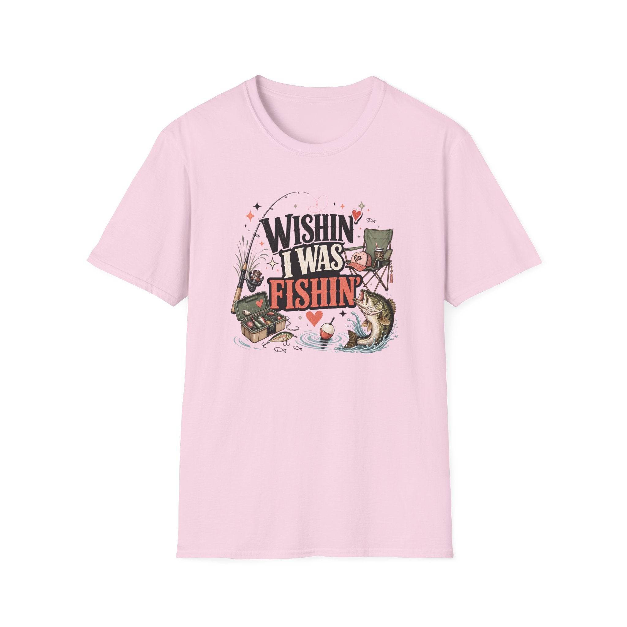 Wishin' I Was Fishin' Too T-Shirt