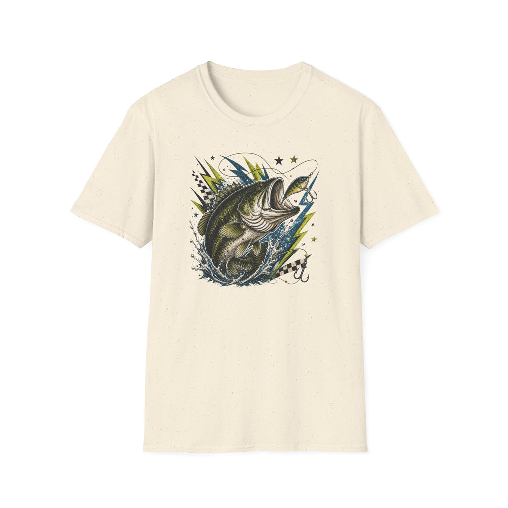 Grunge Bass & Lightning T-Shirt