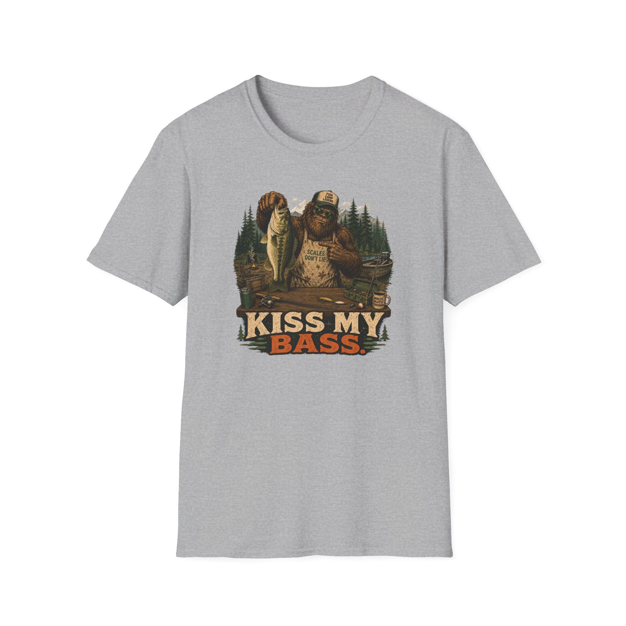 Kiss My Bass Bigfoot T-Shirt