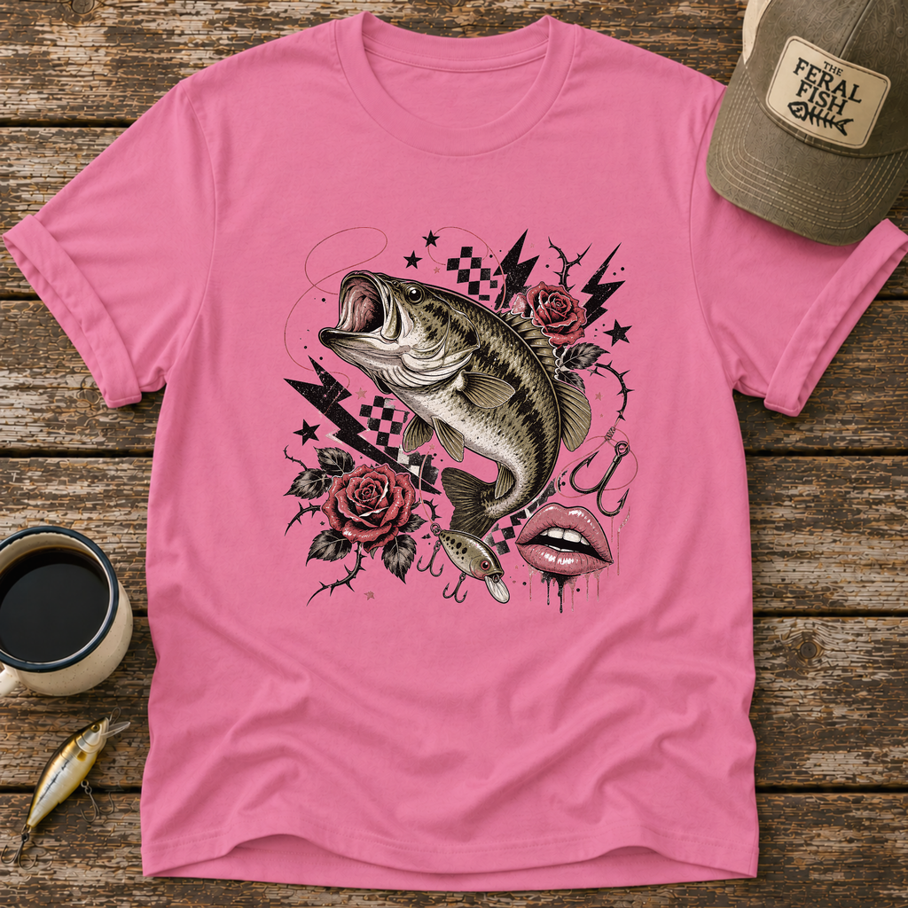 Bass Roses & Lightning T-Shirt