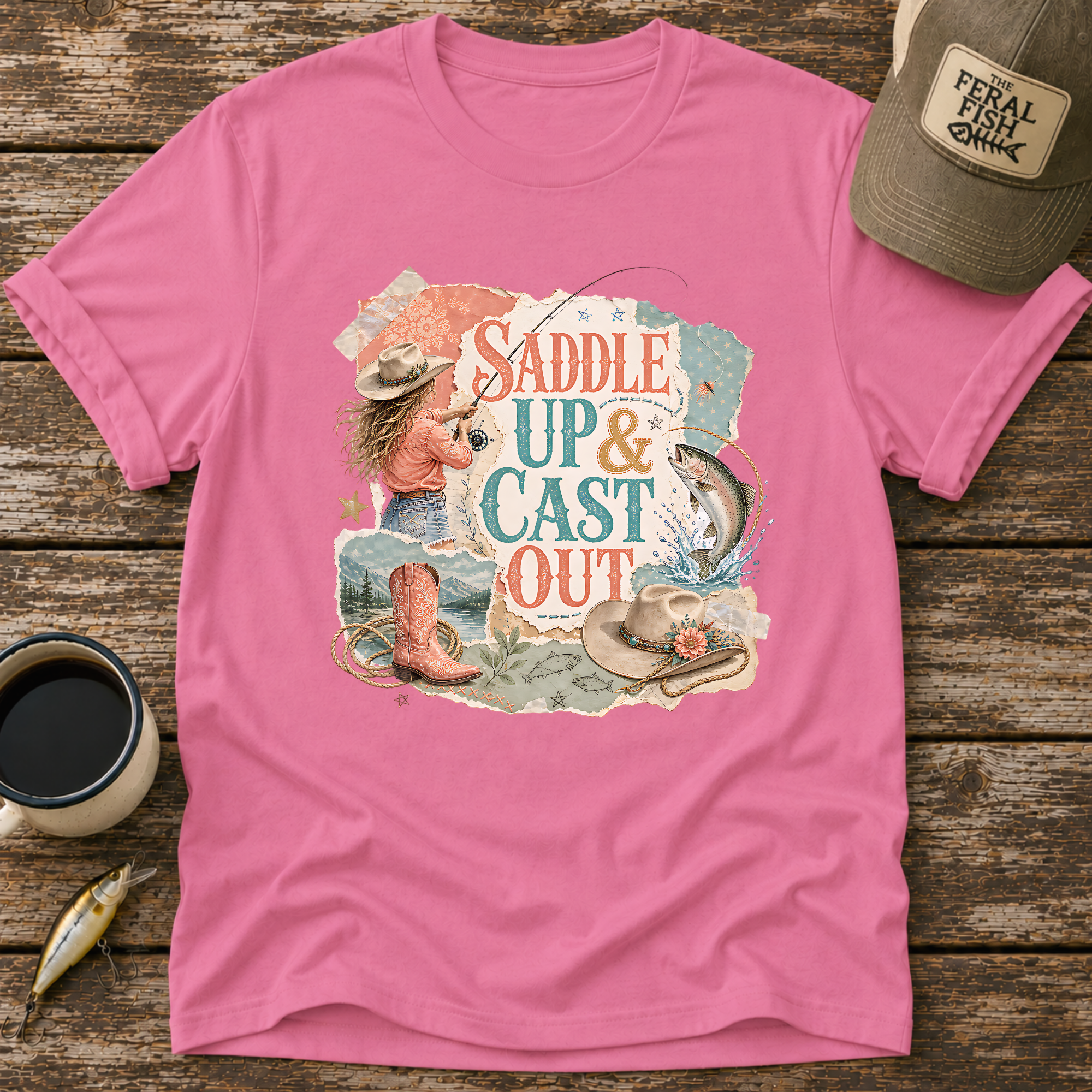 Saddle Up & Cast Out T-Shirt