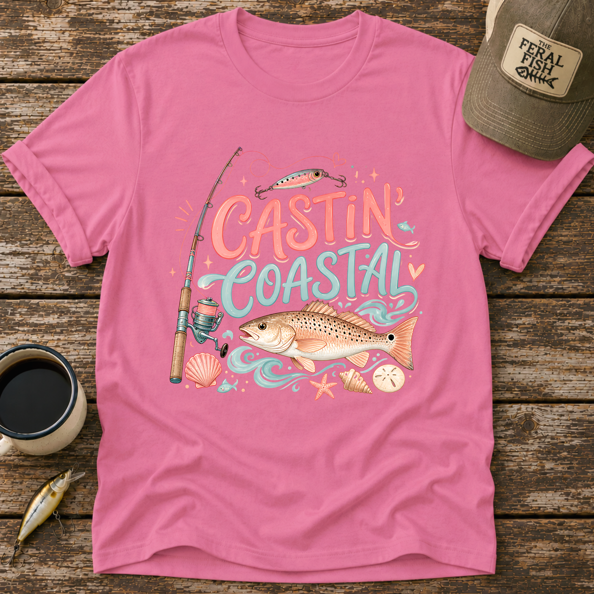 Castin' Coastal T-Shirt