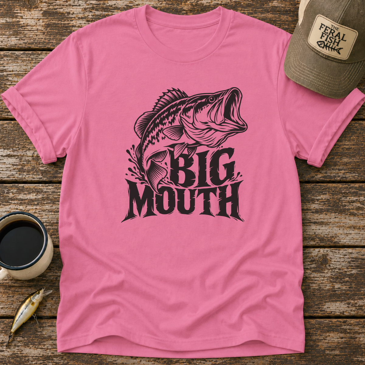 Big Mouth Fishing T-Shirt