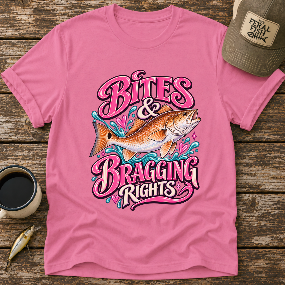 Bites & Bragging Rights Redfish T-Shirt