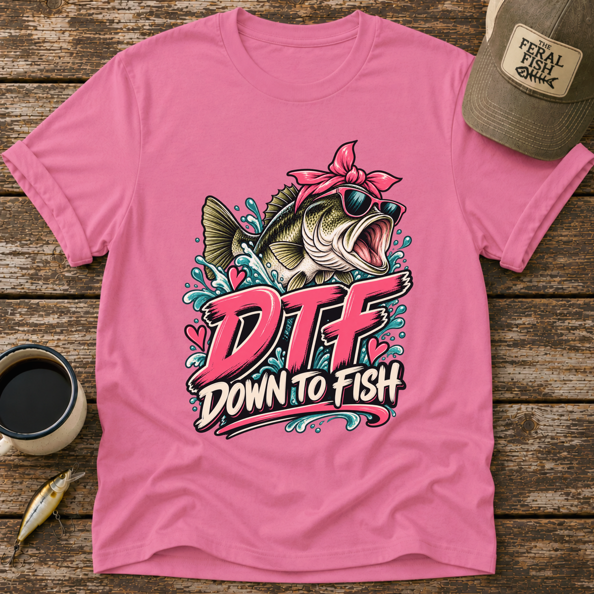 DTF Girl Bass T-Shirt