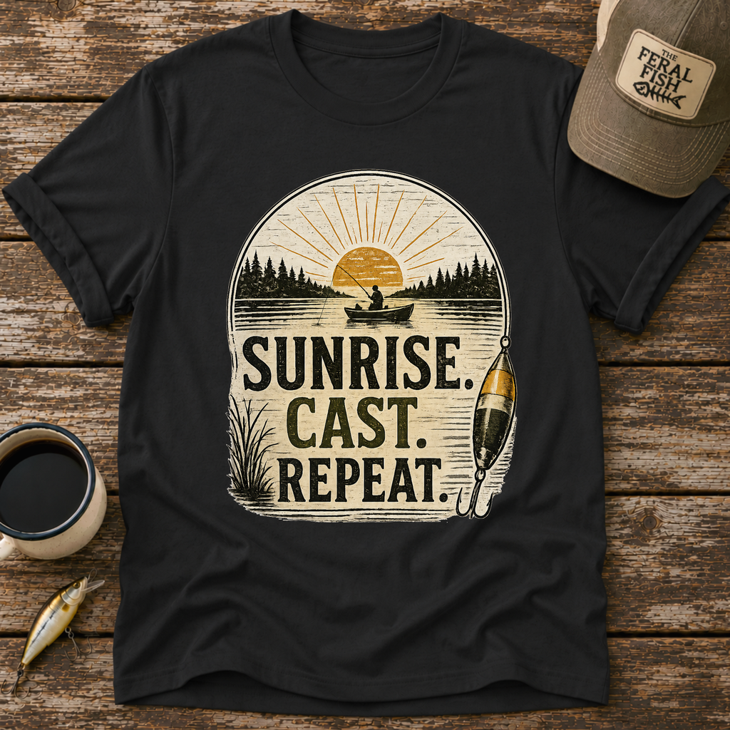 Sunrise Cast Repeat Boat T-Shirt