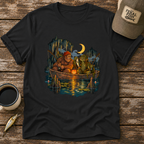 Bigfoot & Swamp Creature Fishing T-Shirt