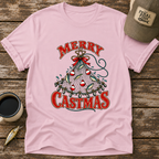 Merry Castmas Fishing Net T-Shirt